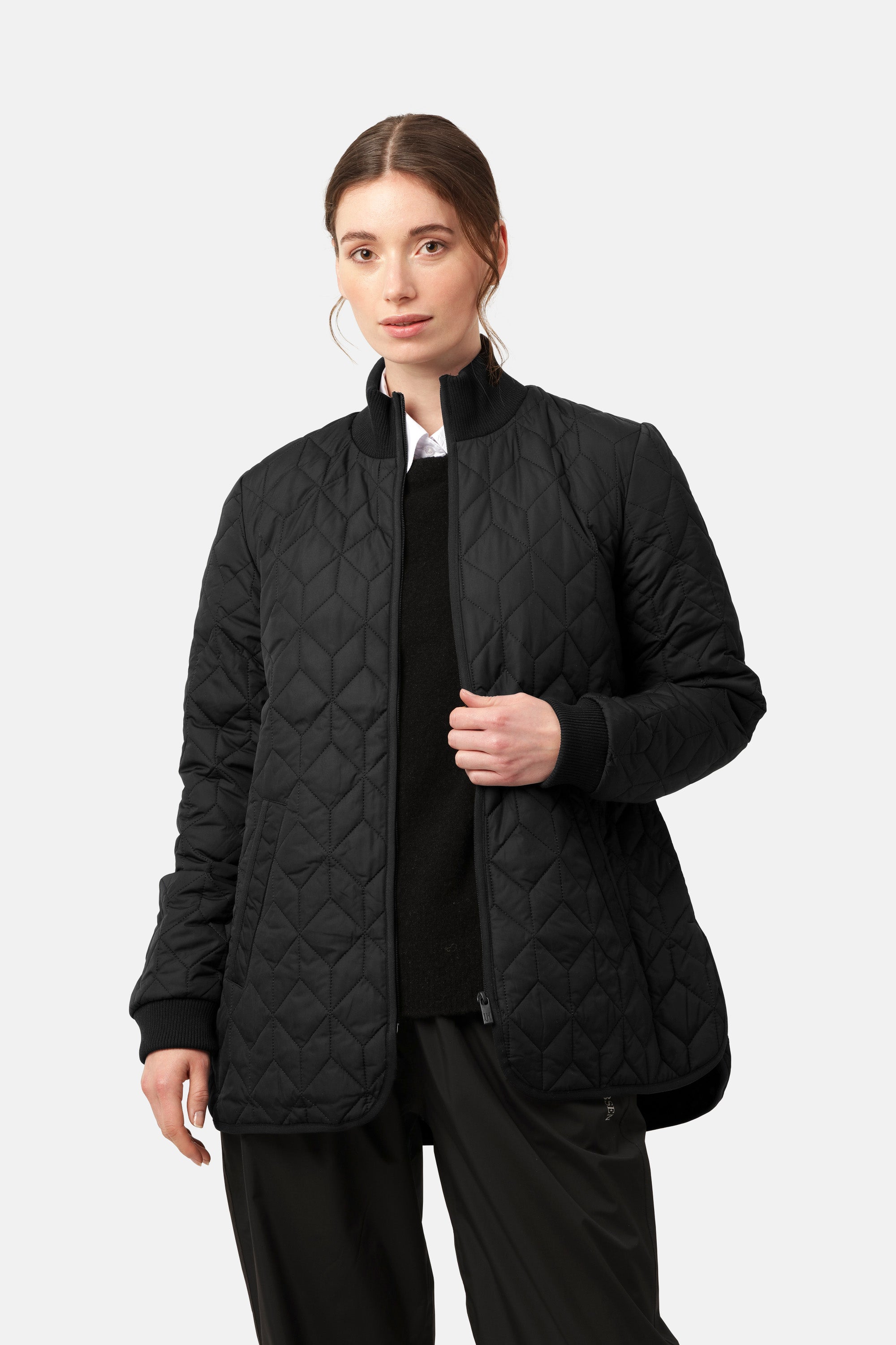 Ilse Jacobsen Hornbæk Outerwear Steppjacke Jacket 001 Black